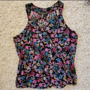 Beautiful Floral Tunic Blouse